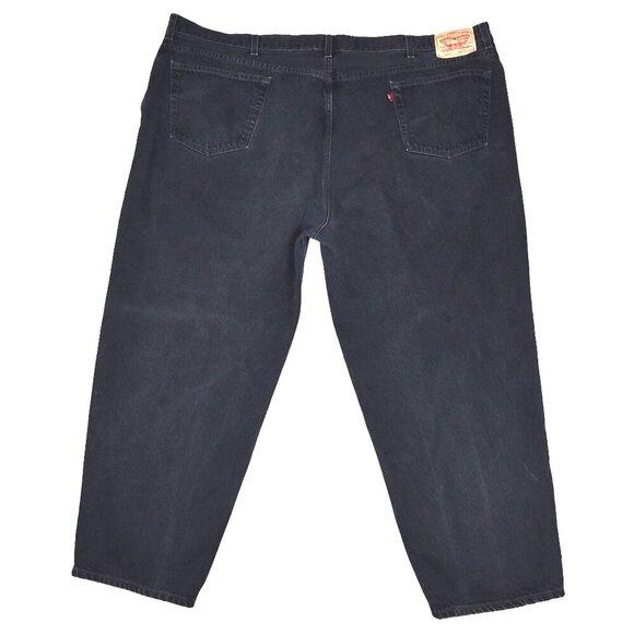 Levi’s 560 Black Jeans W54 L30 Comfort Fit Relaxed Faded Black - Picture 2 of 10